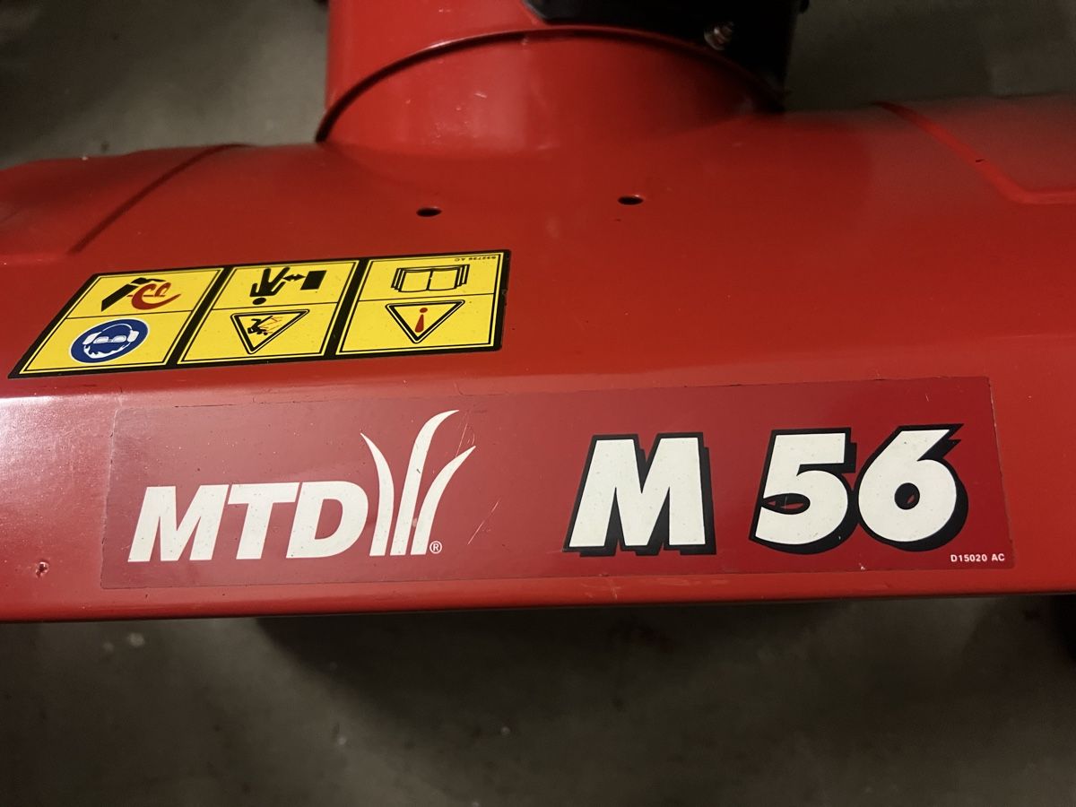Mtd Alle Maschinen: MTD Schneefräse M56 - frisch ab Service – Gebraucht aus Schönenberg ZH von Bosh 1