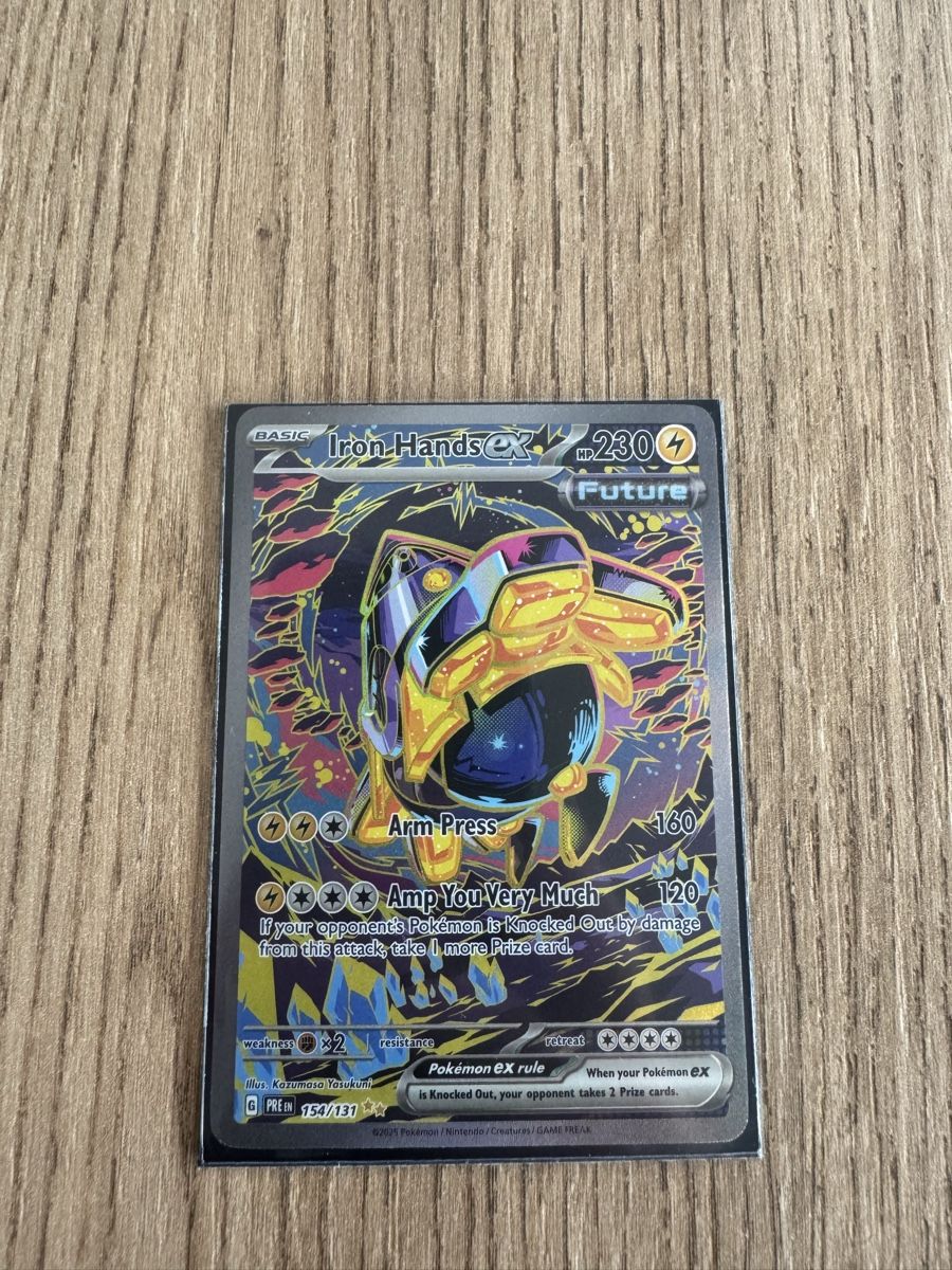 Pokémon Carte collezionabili: Iron Hands EX 154 EN Prismatic Evolution  – Usato da Bellinzona venduto da Yanpa