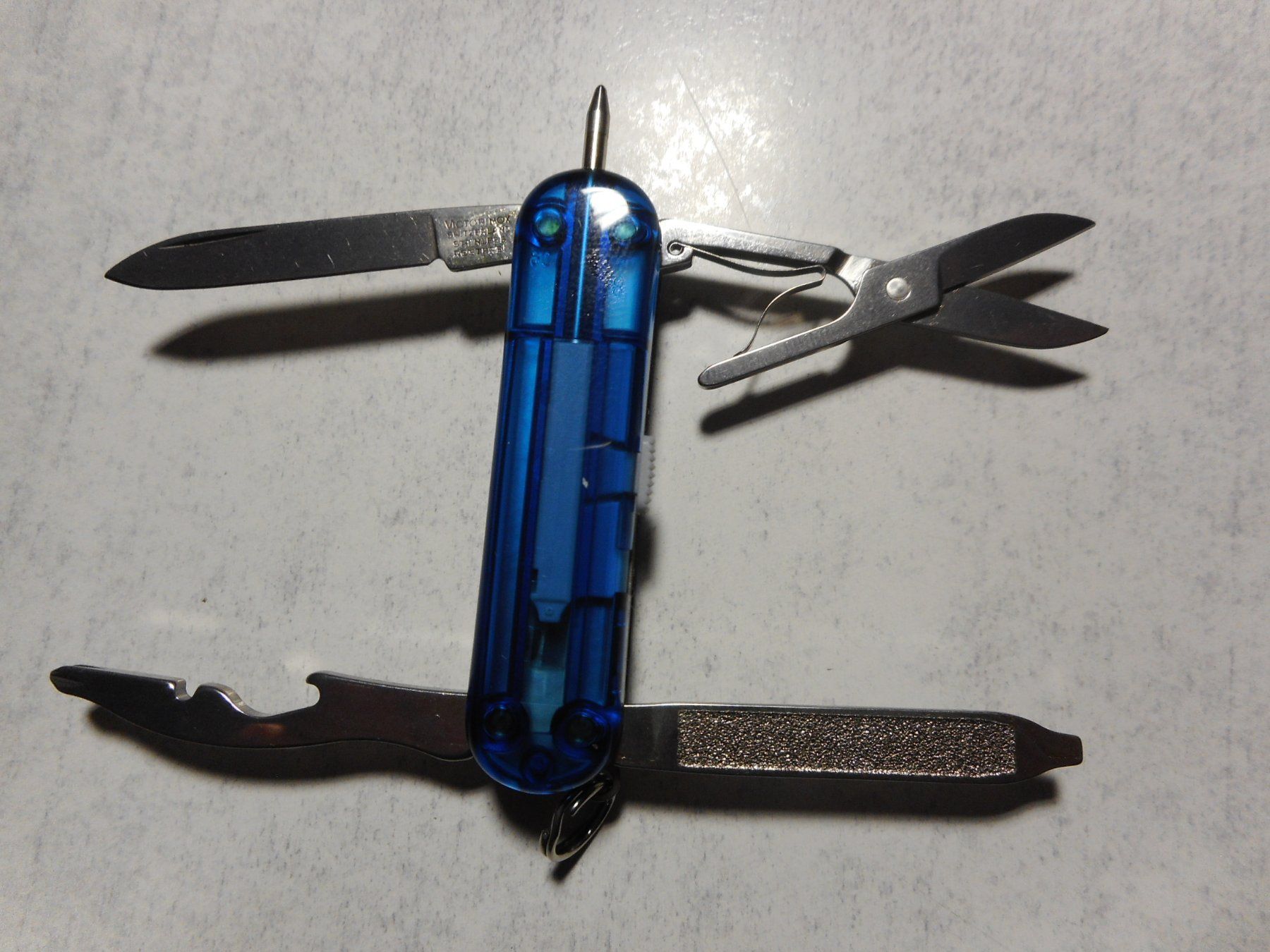 Victorinox Coltelli tascabile: Victorinox  Midnite/Manager 0.6366.T2 - Saphir – Nuovo e nell'imballaggio originale da Rotkreuz venduto da Hubbil 2