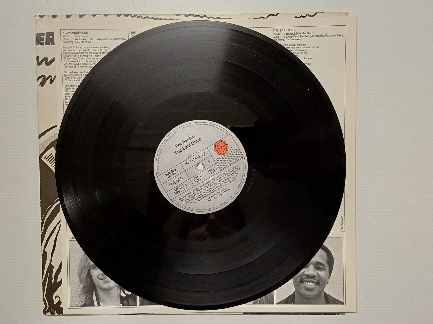 Vinyles: LP - Eric Burdon, Last Drive – D'occasion à Bichwil par Viggen37 3
