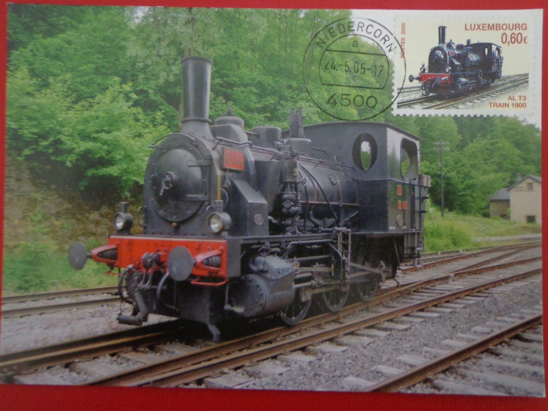 Tutti i francobolli: Maximumkarte MK Luxembourg 2005, Eisenbahn – Usato da Le Locle venduto da aou_rf8w