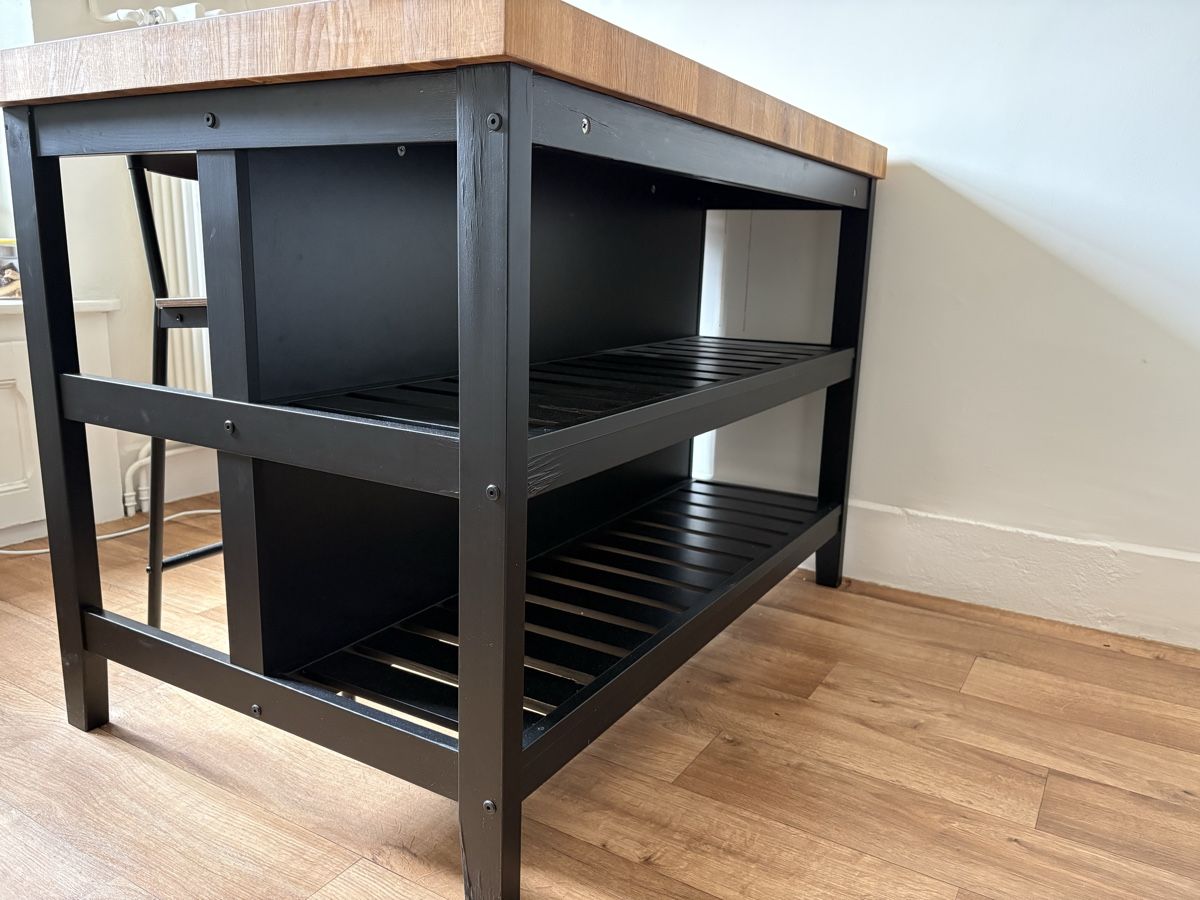 Elettrodomestici da cucina: IKEA TORNVIKEN kitchen island + 2 TERJE folding chairs – Usato da Geneve venduto da p3lop 2