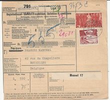 Begleitadresse, 1961, Gelterkinden über Basel 17