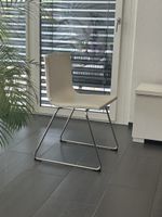 Stuhl Creme Metallgestell modern gebraucht