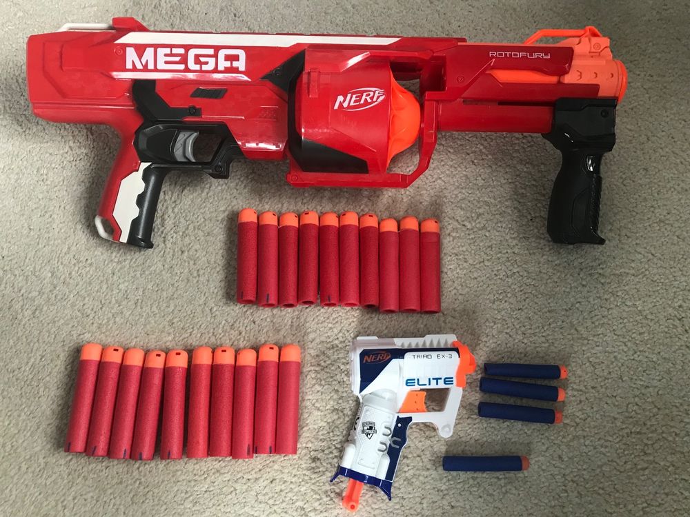 Nerf N Strike Elite „mega Rotofury“ Und „xd Triad Ex 3“ Kaufen Auf Ricardo