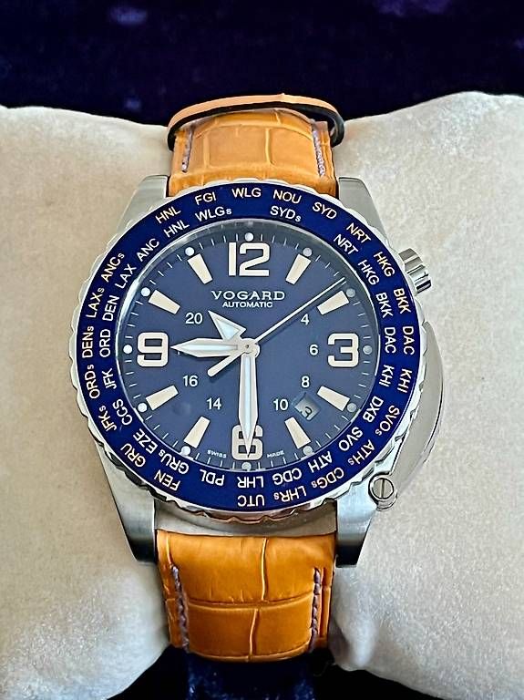 Uhren: Vogard Timezoner Chronograph NOS – Neu (gemäss Beschreibung) aus Kilchberg ZH von Jaysteve 1