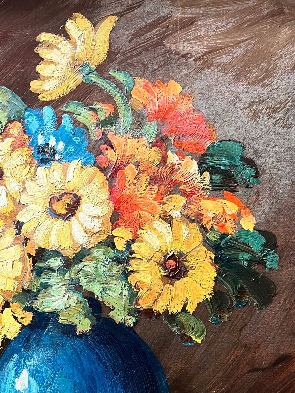 Dipinti: J. Brütsch Gemälde Blumenstillleben – Usato da Adliswil venduto da buch_und_kunst 4