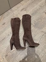 Bottes Bally en daim chocolat