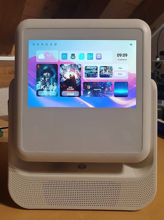 Proiettori: Touchscreen Tablet Projektor LED Heimkino Beamer – Usato da Nussbaumen AG venduto da Nagar2000