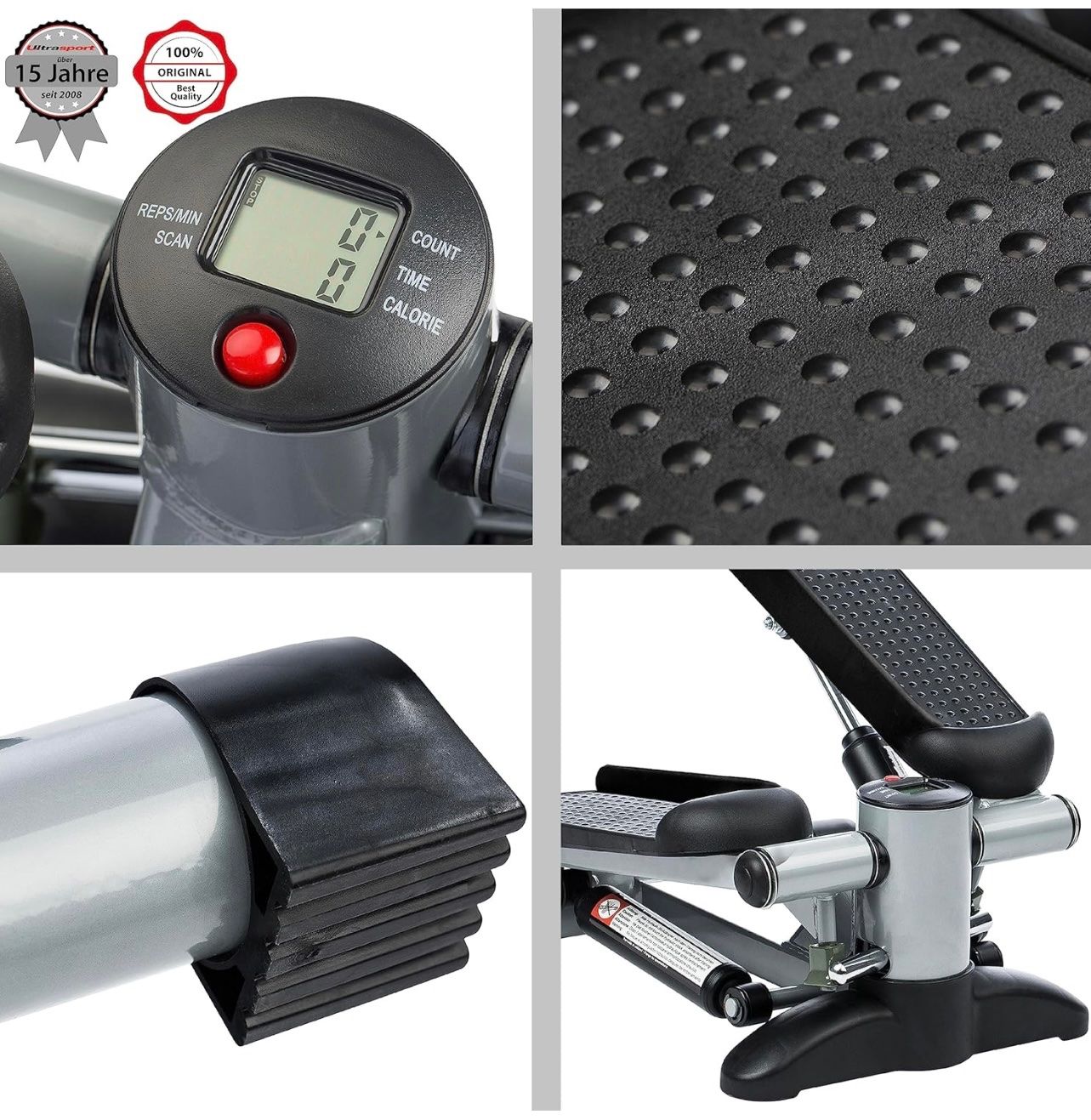 Vélos d'appartement: Ultrasport Swing Stepper mit Trainingscomputer – Neuf (Voir description) à Basel par Seifehuesli 3