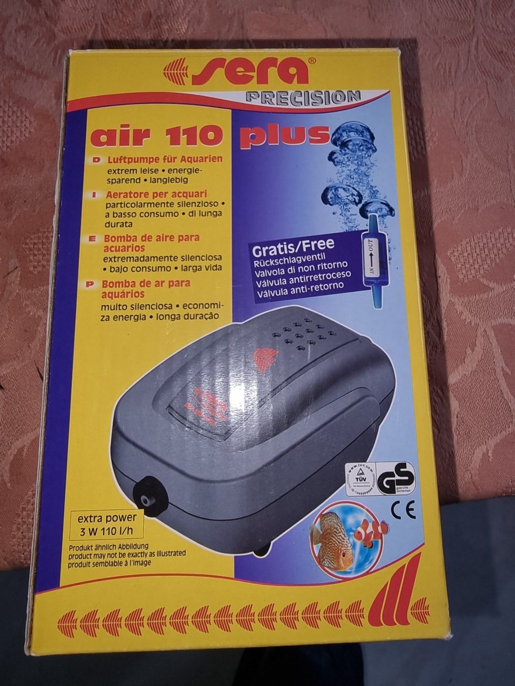 Fumetti: aeratore per acquari air 110 plus sera – Nuovo e nell'imballaggio originale da Wohlen AG venduto da poliziotto008