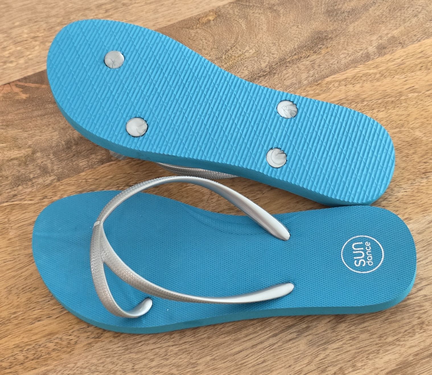 Scarpe da donna: Flip-Flops Sun Dance Tuerkis Silber Damen NEU – Nuovo (secondo la descrizione) da Rheinsulz venduto da Gilea 3