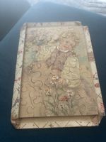 Antikes Penelope Holzpuzzle 30er/40er Jahre – Komplett 40 Te