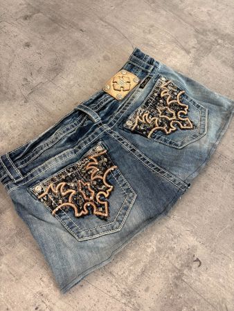 Vintage Miss Me Denim Rock (L)