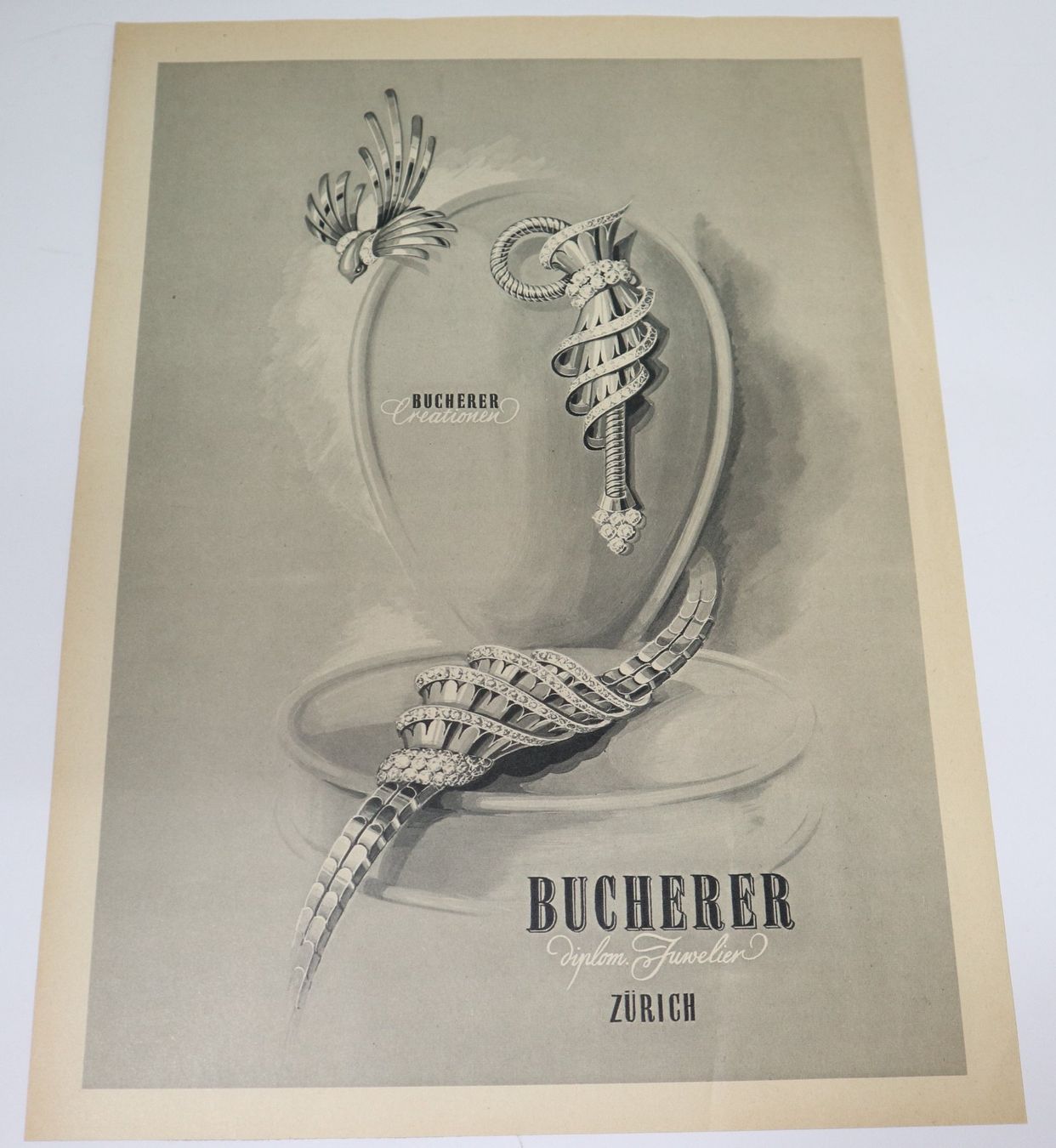 Foto & Immagini: Alte Werbung Houbigant Parfüm, Bucherer – Usato da Eschenbach SG venduto da Astalavista