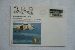 1972 APOLLO 16 Wasserung