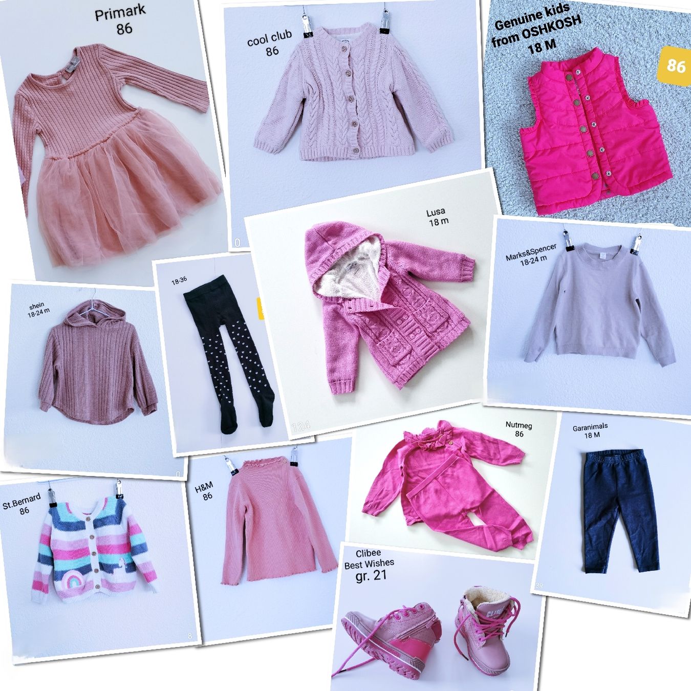Lotti & Set di vestiti: Kleiderpaket Mädchen Gr. 86/92,  Winterset! – Usato da Trimbach venduto da agn_65dh