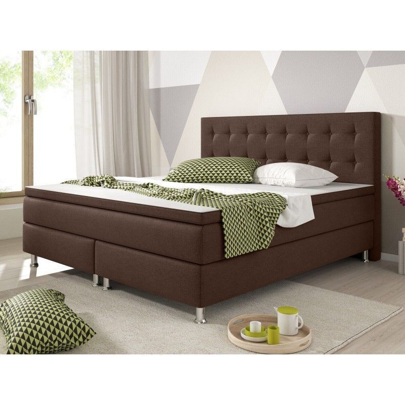 Letti: Boxspringbett 180x200cm KÖLN - Braun – Nuovo e nell'imballaggio originale da Wallenwil venduto da toesstal-vertrieb