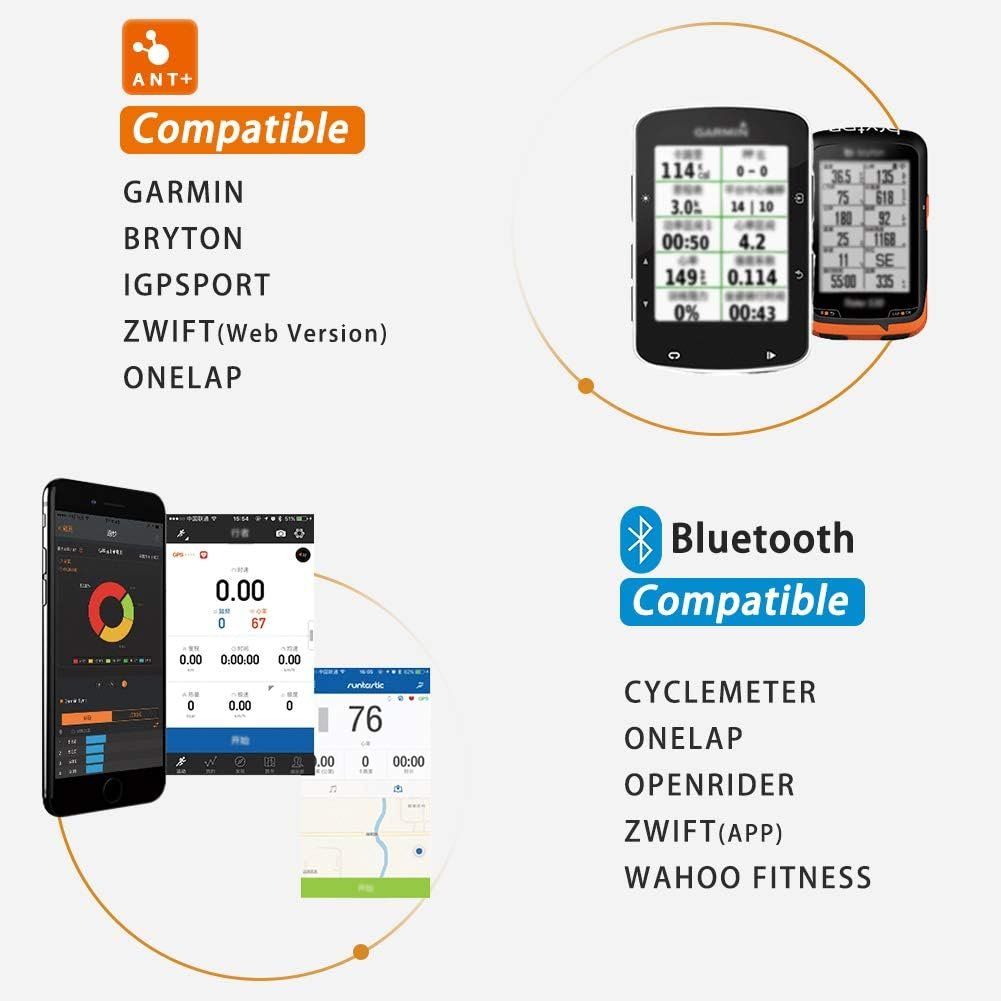 Pezzi di ricambio: Geschwindigkeitssensor & Trittfrequenzsensor ANT+/Bluetooth – Nuovo e nell'imballaggio originale da Geneve venduto da Titi2008 5