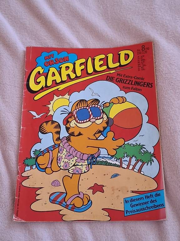 Fumetti: Garfield Nr. 8 (1990) - Comic mit Poster – Usato da St. Gallen venduto da Katecat7moon