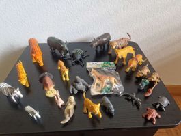 Tierfiguren Safari Konvolut Wildtiere gebraucht für Sammler!