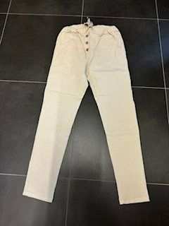 Freizeithose / Trainerhose beige L