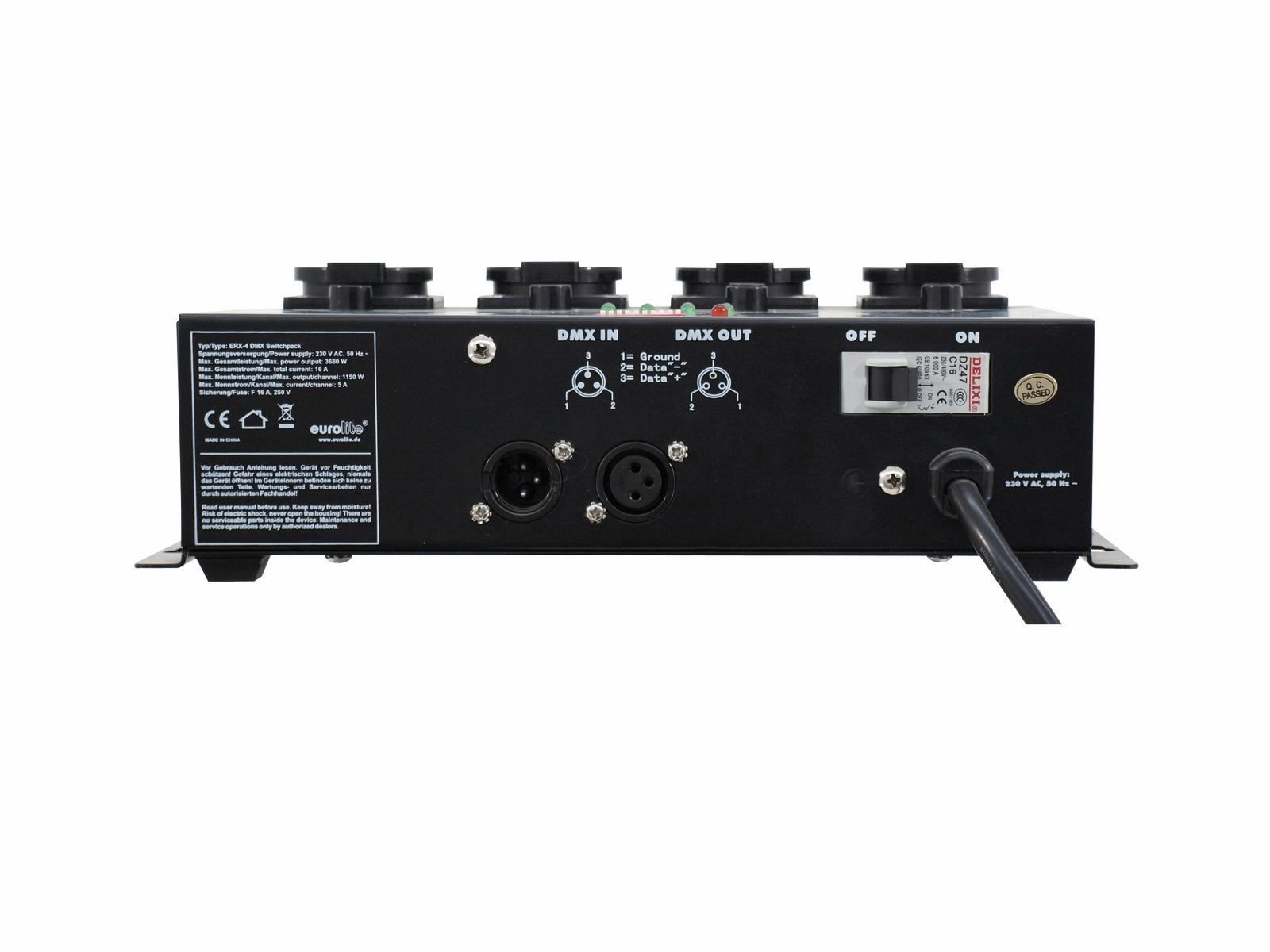 Illuminazione & Effetti luce: EUROLITE ERX-4 DMX Switchpack – Nuovo e nell'imballaggio originale da Däniken SO venduto da Profog1 3
