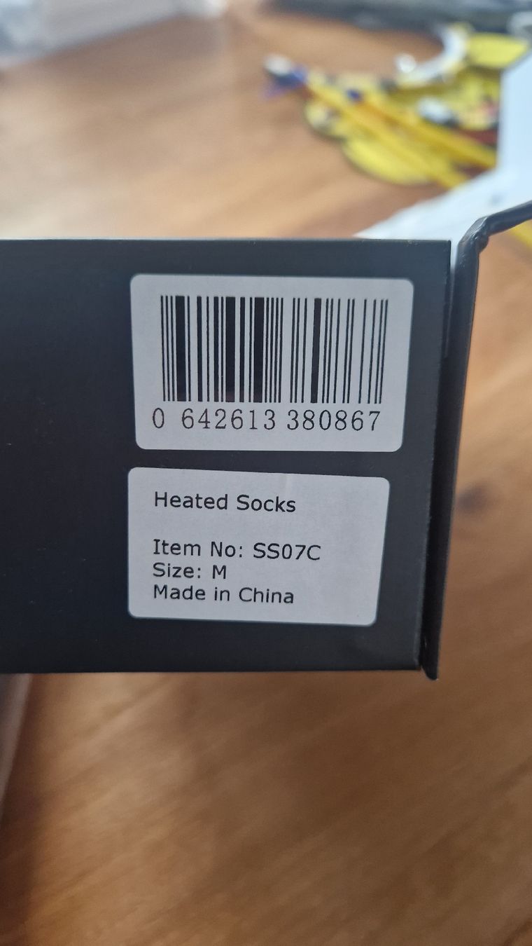 Socken: Heizsocken – Neu und originalverpackt aus Gachnang von Nicolef. 1
