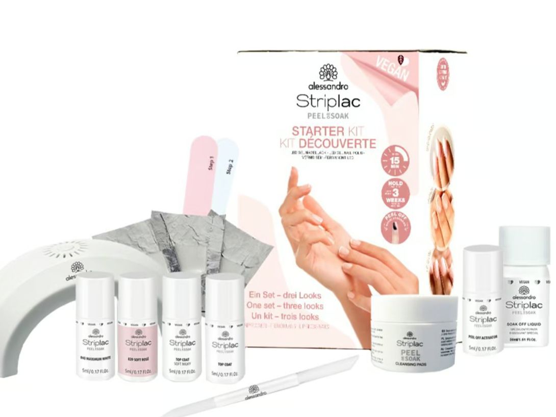 Unghie finte: STRIPLAC Starter Kit NATURAL Nails / Alessandro /Letztes Set – Nuovo e nell'imballaggio originale da Zäziwil venduto da blackpearl 1