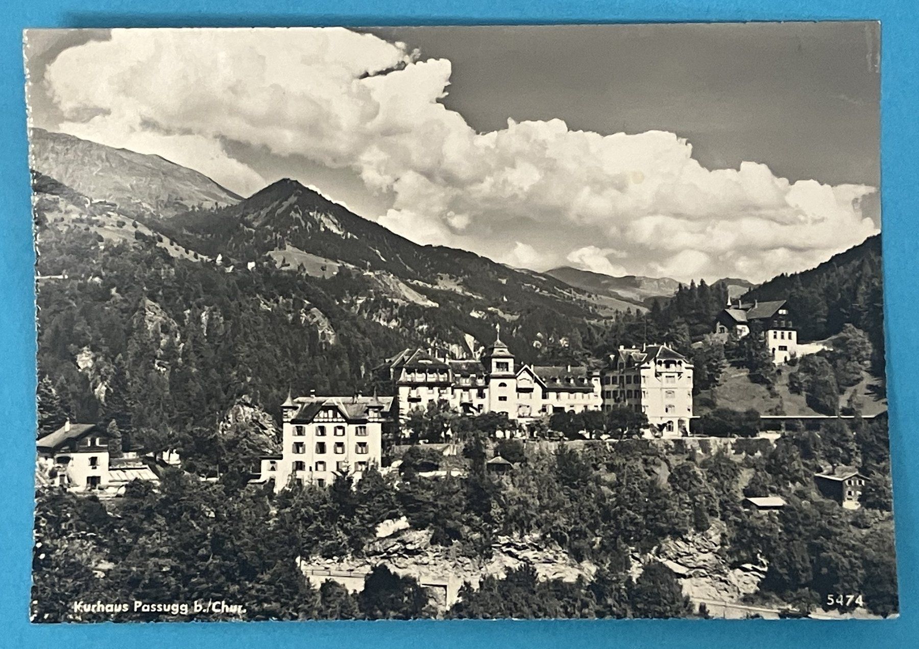 Cartoline postali: KURHAUS PASSUGG BEI CHUR – Usato da Oberwil BL venduto da SALOB
