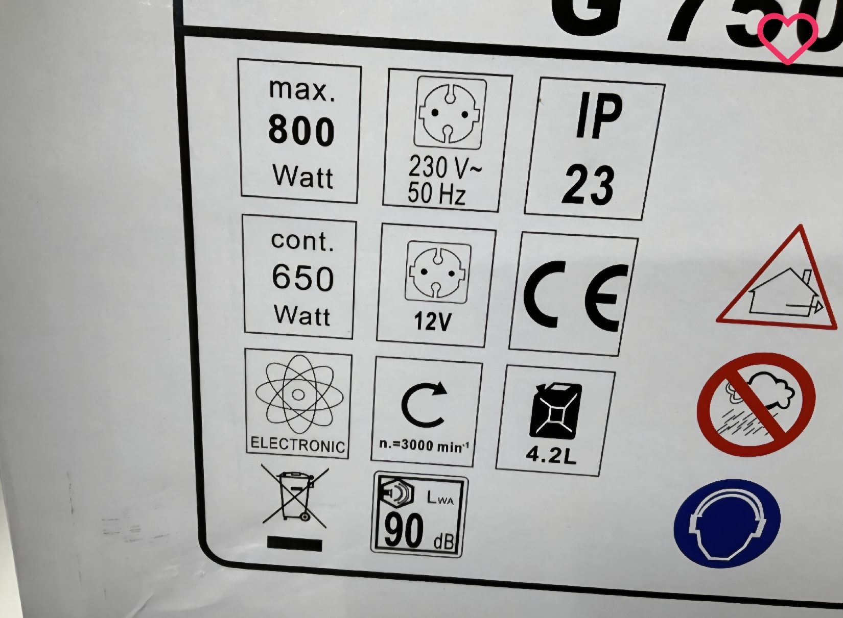 Générateurs de courant: Stromgenerator Arwin G750, NEU – Neuf avec emballage d'origine à Staad SG par oli7877 4