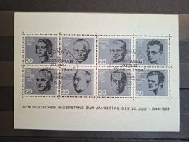 BRD 1964 Block №3 Widerstandskämpfer