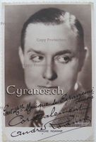 André Roanne (1896-1959) Schauspieler - Autogramm