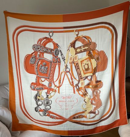 Hermès Brides de Gala Kaschmir Seiden Carré 140x140 cm