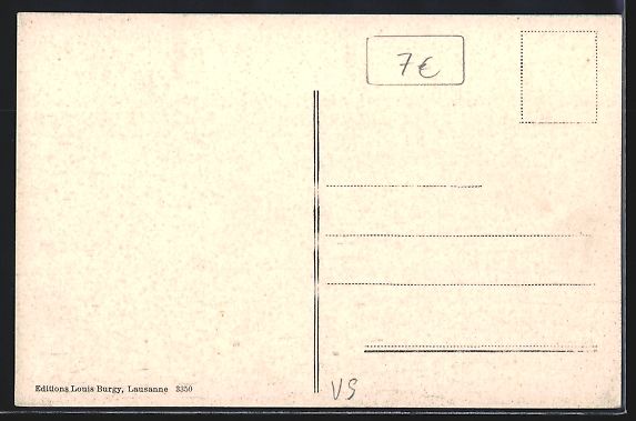 Cartoline postali: AK Viège, Panorama et le Balfrin – Usato da Berlin venduto da bartko-reher 1