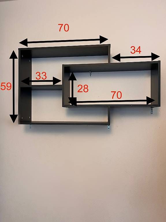 Regale: Étagère murale design rectangulaire en bois – Gebraucht aus Genève von Jakblakjak 1