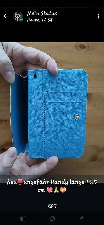 Borse: Kleine Handyhülle bis 13,5 cm – Usato da Wittenbach venduto da Handfest 1