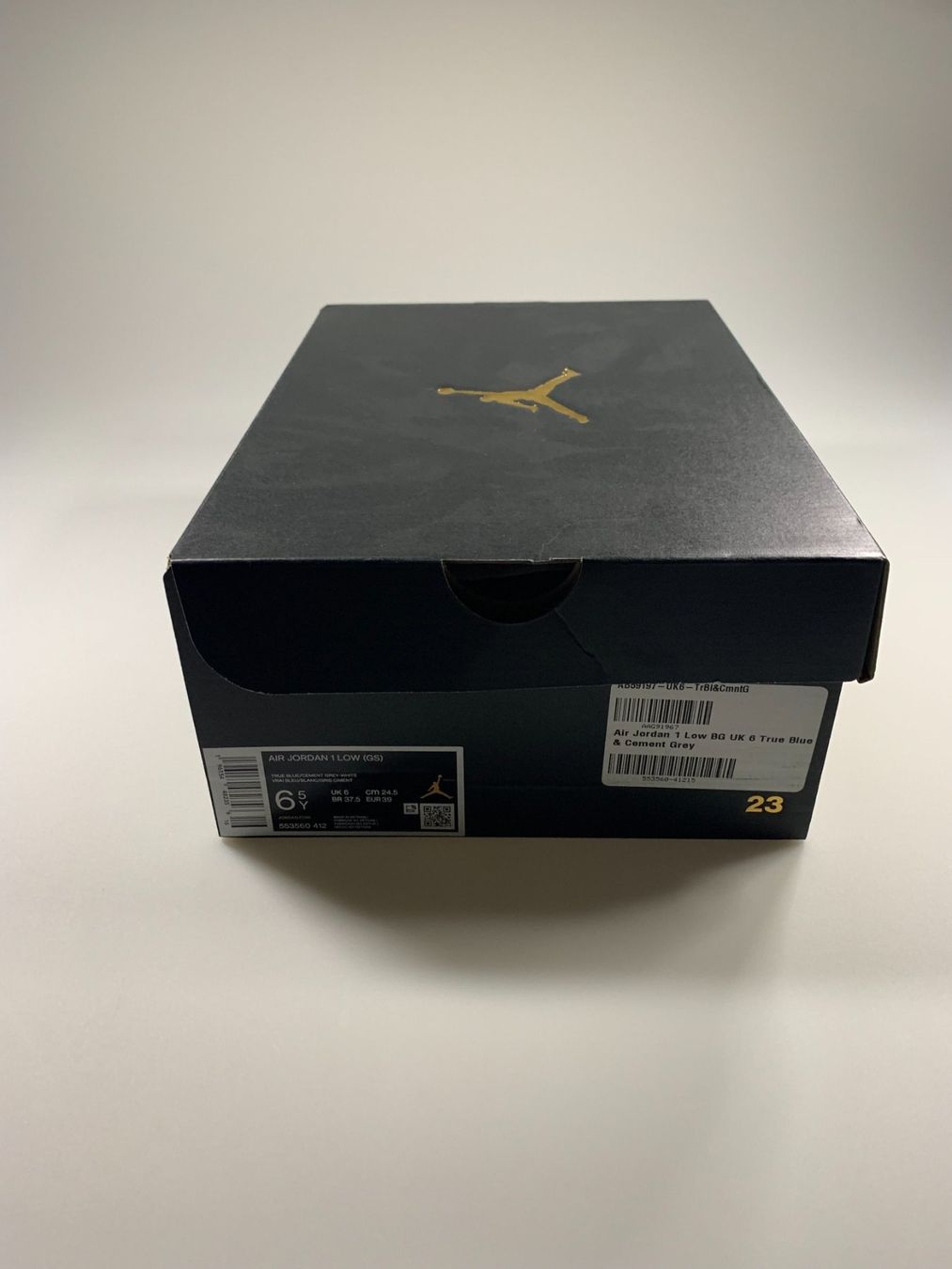 Scarpe da uomo: Jordan 1 Low True Blue (GS) – Nuovo e nell'imballaggio originale da Thörishaus venduto da SnkrsVie 3