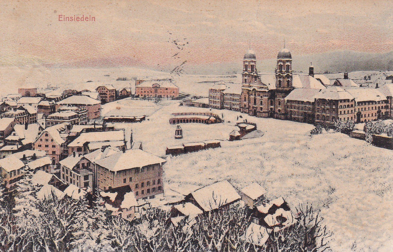 Cartoline postali: Einsiedeln  1908 – Usato da Cormoret venduto da Pascalll2001