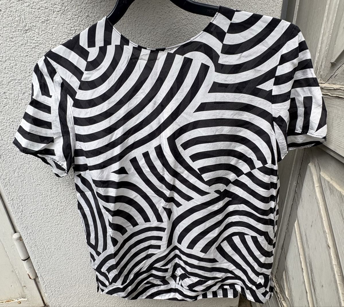 Camicette: Damen Bluse schwarz weiss Grösse M – Usato da Zürich venduto da Sundaygirl 1