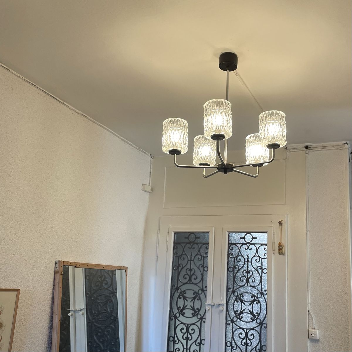 Lampadari & plafoniere: Lustre plafonnier 5 branches mid-century – Usato da Lausanne venduto da Heinic 6