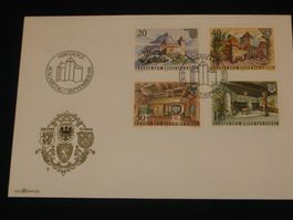 Fürstentum Liechtenstein FDC 1981 Nr. 719 - 722