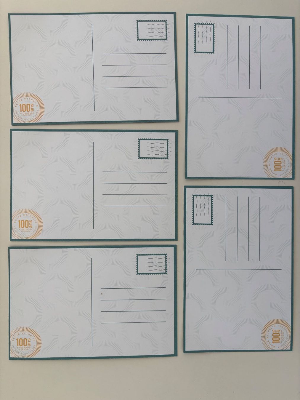 Ansichtskarten: 5er Set Original Postkarten - Naturmotive – Gebraucht aus Biel/Bienne von TomBaBi 1
