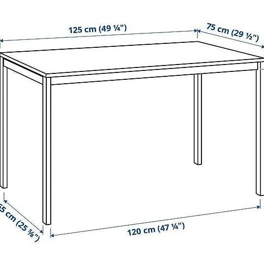 Ikea Scrivanie: Schlichter Bürotisch weiss MELLTRORP – Nuovo (secondo la descrizione) da Kriessern venduto da rene1987 3