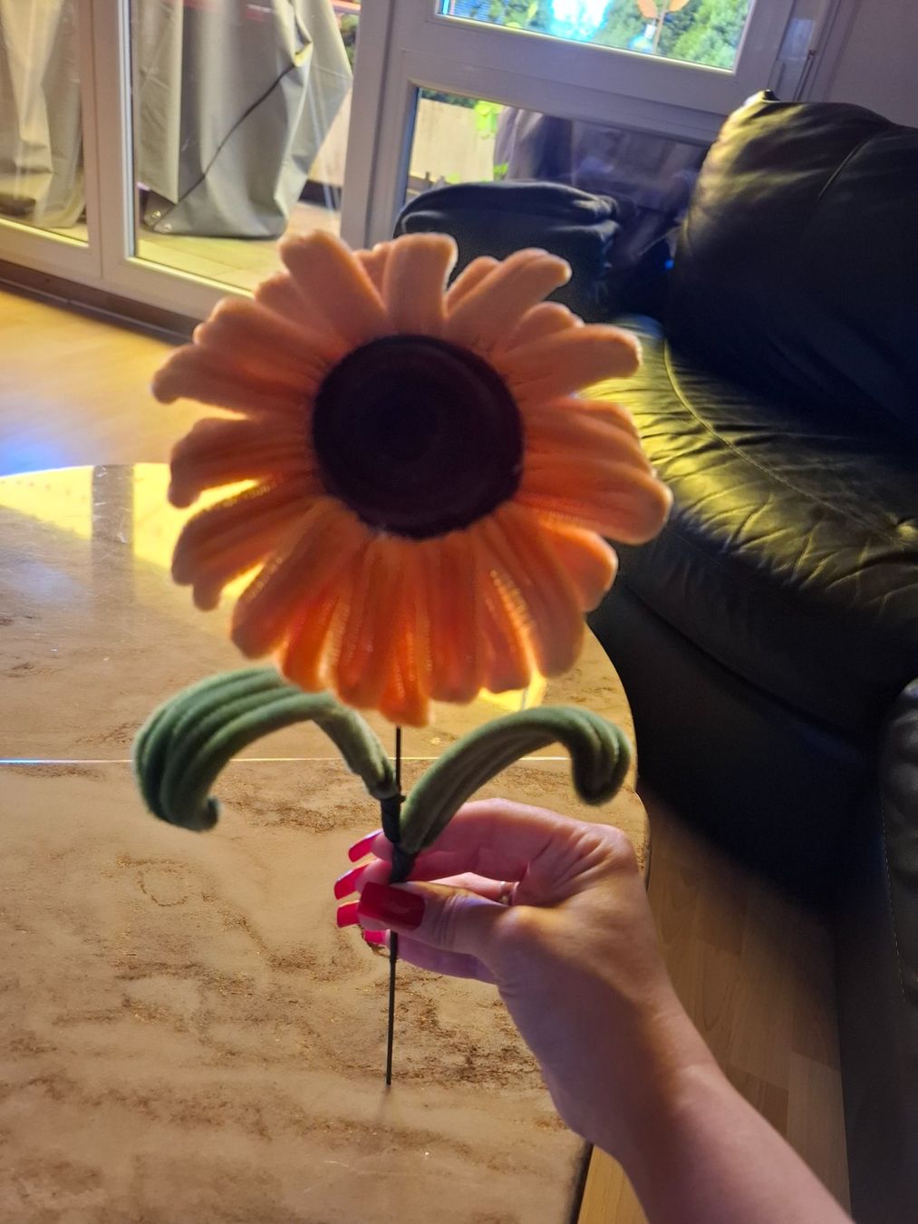 Tutte le decorazioni: Sonnenblume Blume Handarbeit – Nuovo e nell'imballaggio originale da Fehraltorf venduto da 5798graf