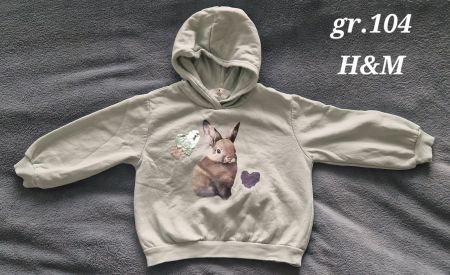 Pullover mit Kapuze grösse 104 Hase