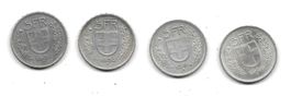 Schweizer Silbermünzen 4x5 Fr.  (1931,1932,1954,1966)