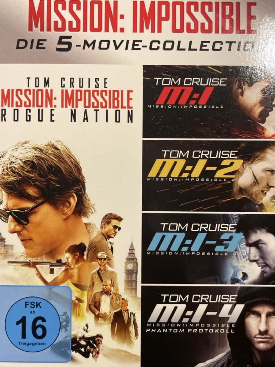 Tutti i DVDs: Mission Impossible 1-5 Box – Usato da Waldenburg venduto da Gonzo8