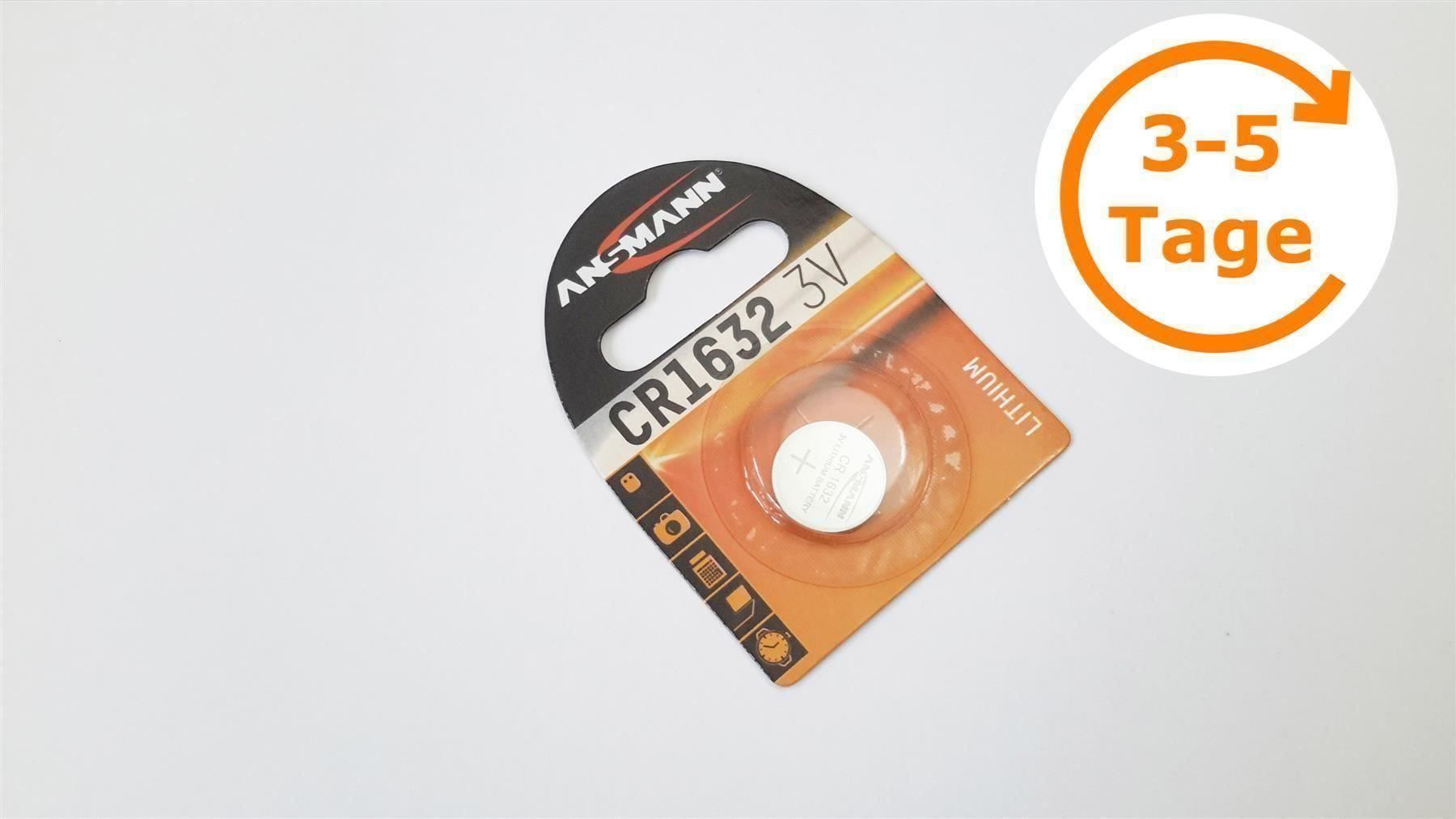 Akkus & Batterien: Knopfzelle CR1632, Lithium, Ansmann – Neu und originalverpackt aus St. Gallen von cointec