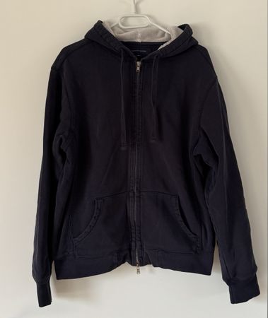 Tommy Hilfiger Herren Zip-Hoodie, Grösse M, Navy Blau